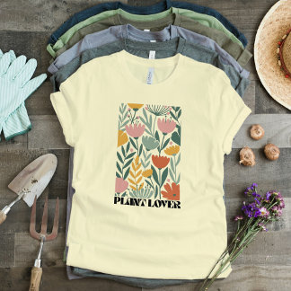 Earthy Blommönster Trracotta, Sage & Dusty Rosa T Shirt
