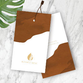 Earthy Boho Clothing Logotyp hängMärkre Visitkort
