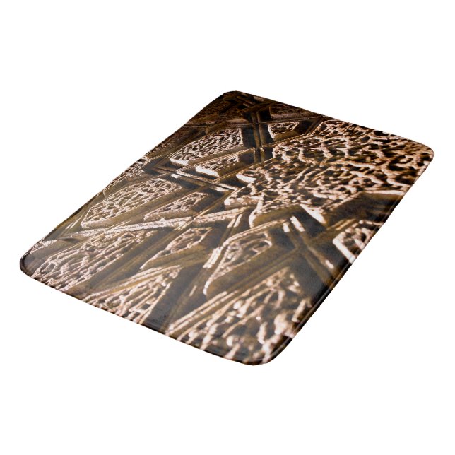 Earthy Brown Stars Badrumsmatta (Vinklad)