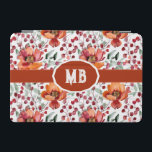Earthy Colors, Fall Flowers Monogrammed iPad Mini Skydd<br><div class="desc">Elevate your tech style with this elegant monogrammed tablet cover, designed to add a personal touch to your daily essentials. Perfect for keeping your device safe and stylish, this cover combines functionality with a chic aesthetic. Enhance your tablet experience and make a statement wherever you go. Order today to showcase...</div>