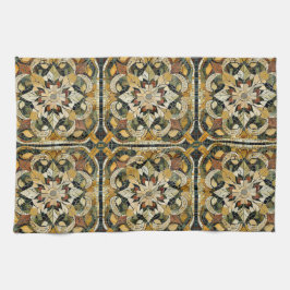 Earthy Elegance Mosaic Kökshandduk