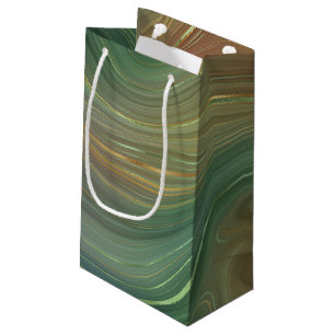 Earthy Emerald Strata   Grönt och Golden Bläck Aga