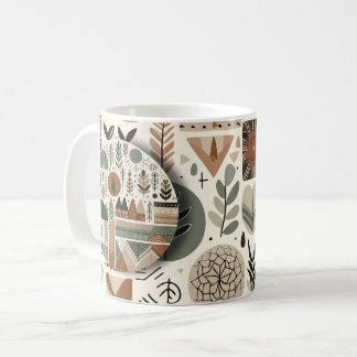 Earthy Ethnic Embrace Kaffemugg