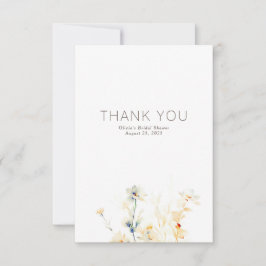 Earthy Flowers Minimalist Small Tack Kort