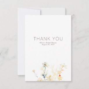Earthy Flowers Minimalist Small Tack Kort