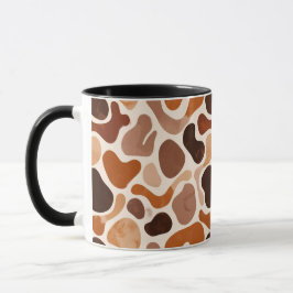 Earthy Fluid Shapes Mug – Minimal Abstract Style Mugg