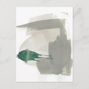 Earthy Gestures - Grått och Grönt Vykort
