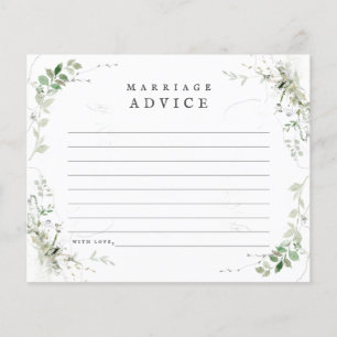 Earthy Greenery Watercolor Bröllop Adapter