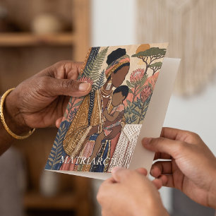 Earthy Heritage Matriarkal morsdags hälsning Kort
