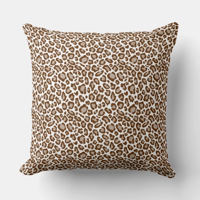 Earthy Leopard print Kudde (Framsida)