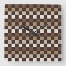 Earthy minerals checkerboard pattern