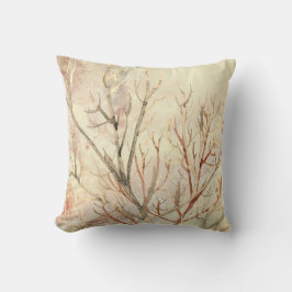 Earthy Natural Coral Creamy Ivory Kudde