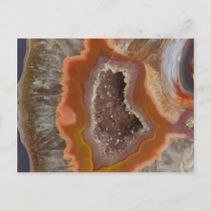 Earthy Quartz Crystal Druzy Vykort
