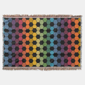 Earthy Rainbow Soccer ball print Filt