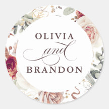 Earthy Shades Blommigt Elegant bröllop