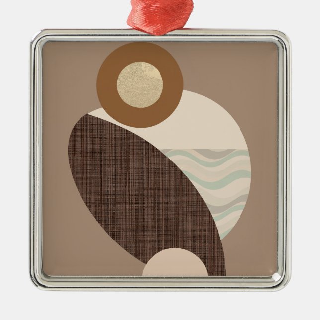 Earthy Shapes Julgransprydnad Metall (Framsidan)