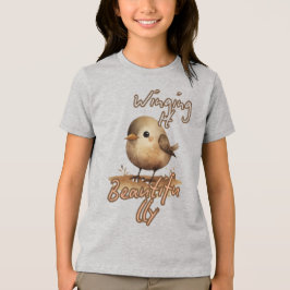 Earthy Small Mysigt Bird T Shirt