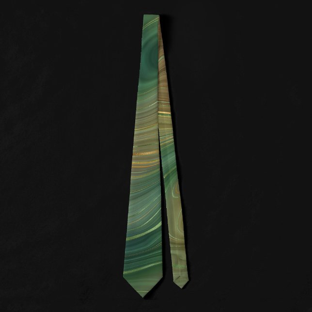 Earthy Strata | Emerald Grönt Brown Guld Agate Slips (Skapare uppladdad)