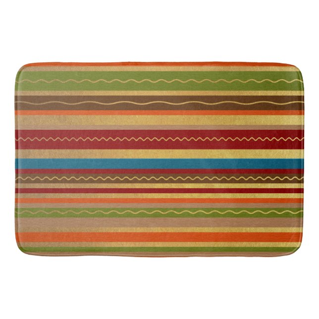 Earthy Tone Rand Badrumsmatta (Framsidan)