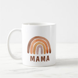 Earthy Tone Watercolor Boho Mamma Kaffemugg