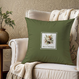 Earthy Tones Christmas Pillow Best Gift Kudde
