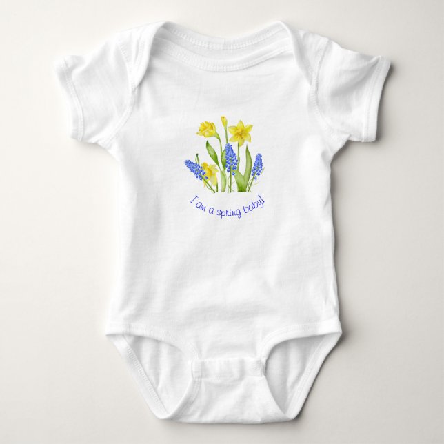 Earthy Vår på Baby Jersey Bodykostym (M,D) T Shirt (Framsida)