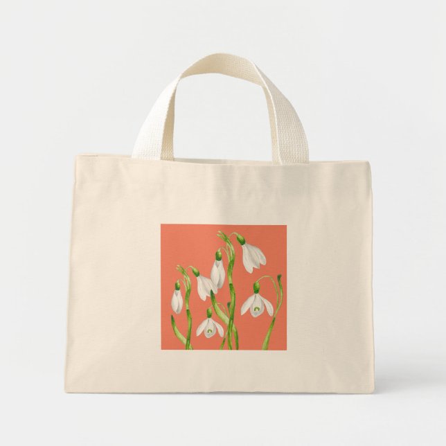 Earthy Vår på en Tote Bag (S) Mini Tygkasse (Framsidan)