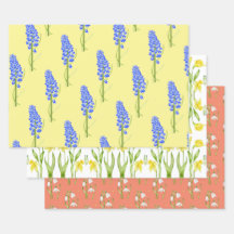 Earthy Vår på Wrapping Papper Lakan (M,D,S)