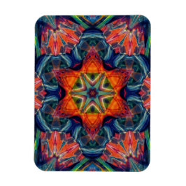 Earthy Warm Energy Kaleidoscope Gradient Magnet
