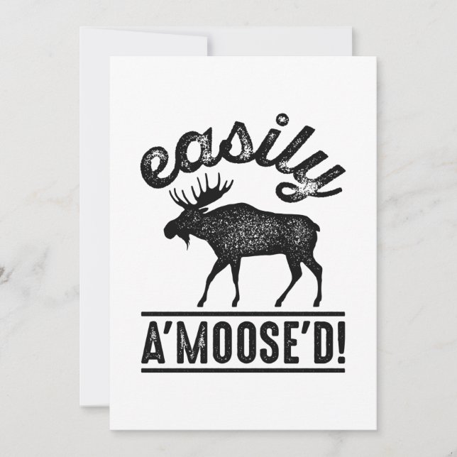 Easily A’Moose’D Tack Kort (Framsida)