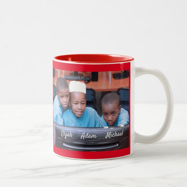 Easily Create Your Personalised Custom Photo Mug Två-Tonad Mugg (Höger)
