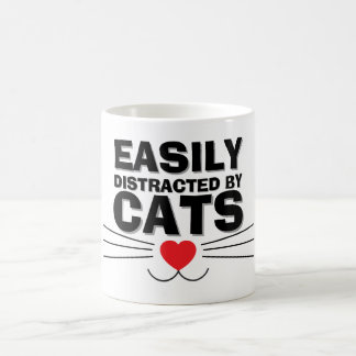 Easily Distracted by Cats Mug | We Are All Mugs Kaffemugg