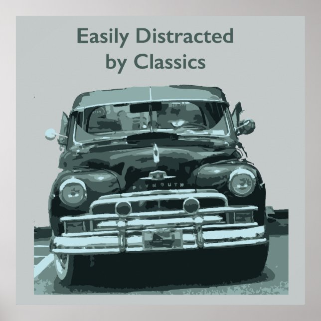 Easily Distracted by Classics Poster (Framsidan)