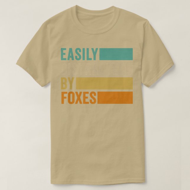 Easily Distracted By Foes T Shirt (Design framsida)