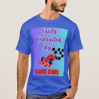 Easily Distracted By Race cars design formula car  T Shirt