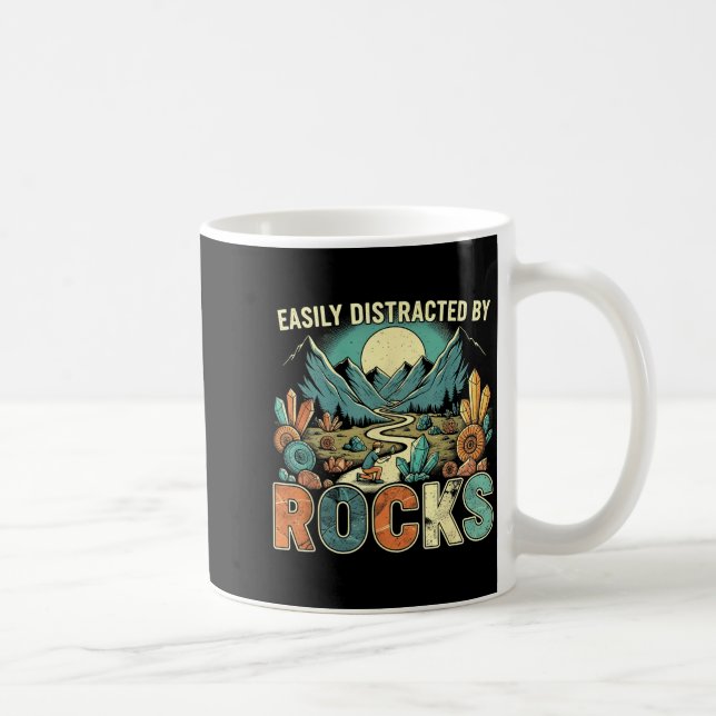 Easily Distracted By Rocks Geology Geologist Colle Kaffemugg (Höger)