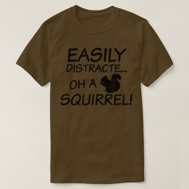 Easily Distracted Design ADHD  T Shirt (Design framsida)
