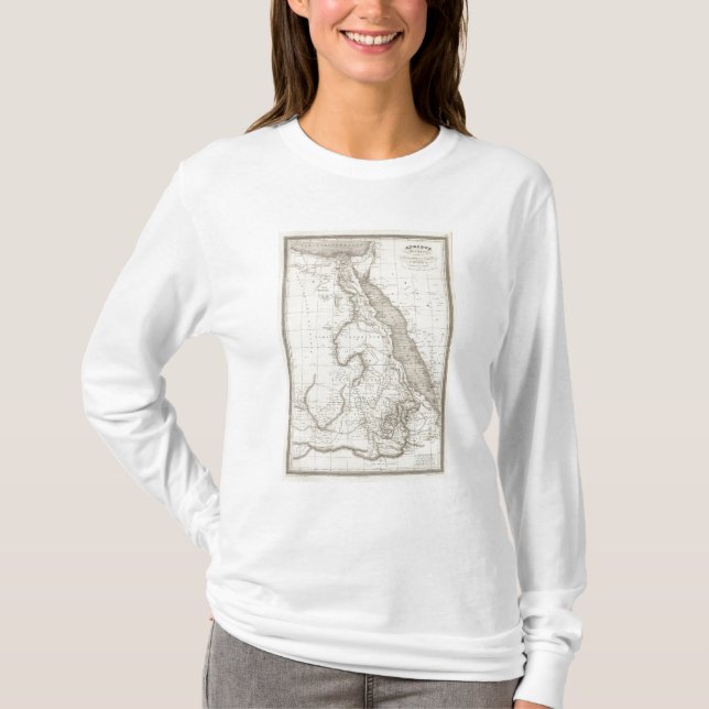 East Africa karta T Shirt (Framsida)