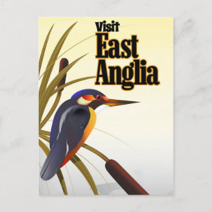 East Anglia vintage resaffisch Vykort