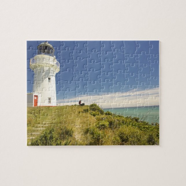 East Cape fyr, Eastland, Nya Zeeland Pussel (Horisontell)