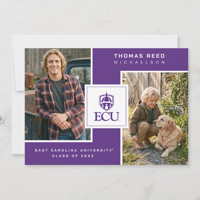 East Carolina University-examen Inbjudningar (Framsida)