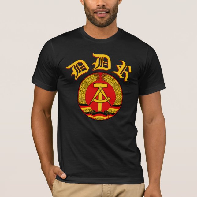 East Germany (DDR) logotyp T-shirt (Framsida)