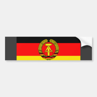 East Germany flagga Bildekal