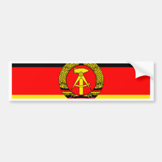 East Germany flagga Bildekal