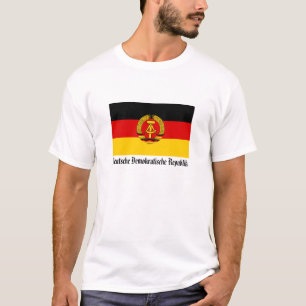 East Germany flagga Deutsche Demokratische T-shirt