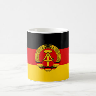 East Germany flagga Kaffemugg