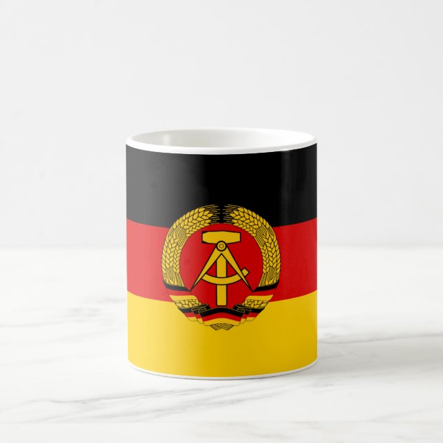 East Germany flagga Kaffemugg (Center)