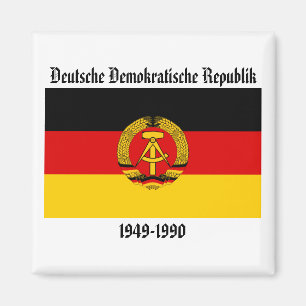 East Germany flagga Magnet
