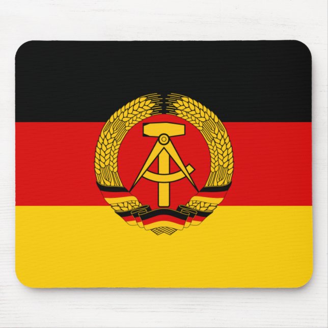 East Germany flagga Musmatta (Framsidan)