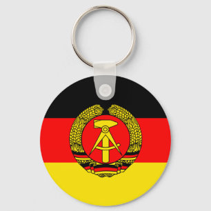 East Germany flagga Nyckelring